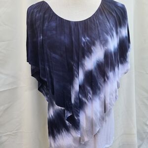 Juicy Couture Elegant Tie-Dye Women's Top Size M